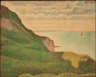 Küstenlandschaft bei Porten-Bessin in der Normandie